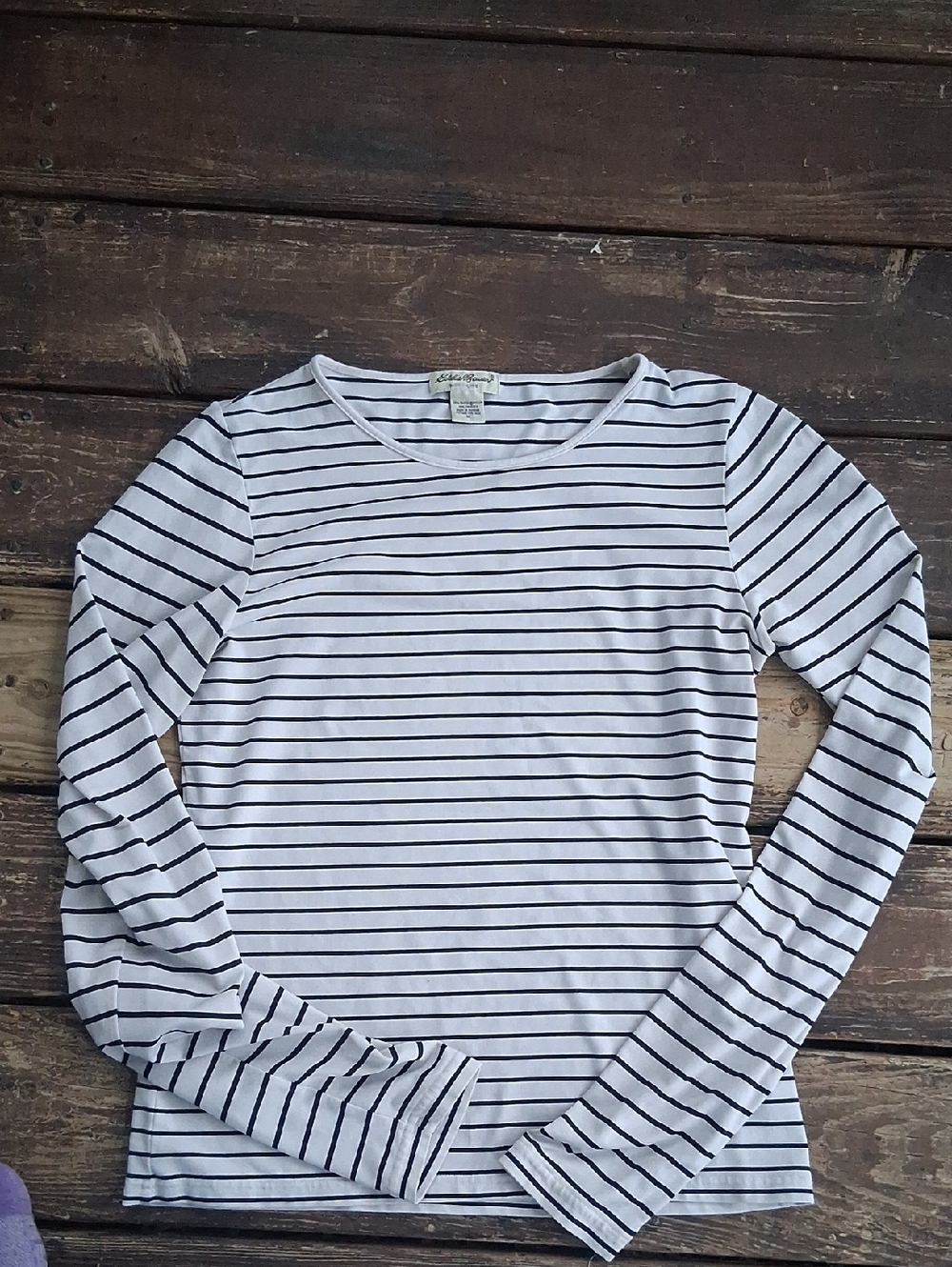 Eddie Bauer Striped Long Sleeve Tee
